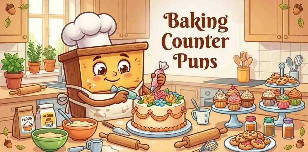 Baking kitchen counter