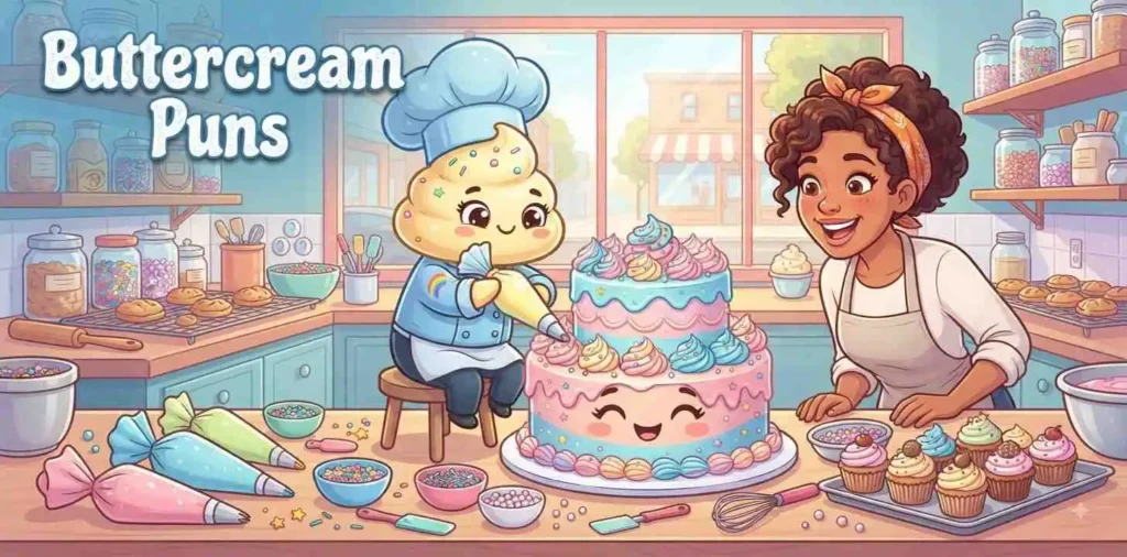 Buttercream cake celebration