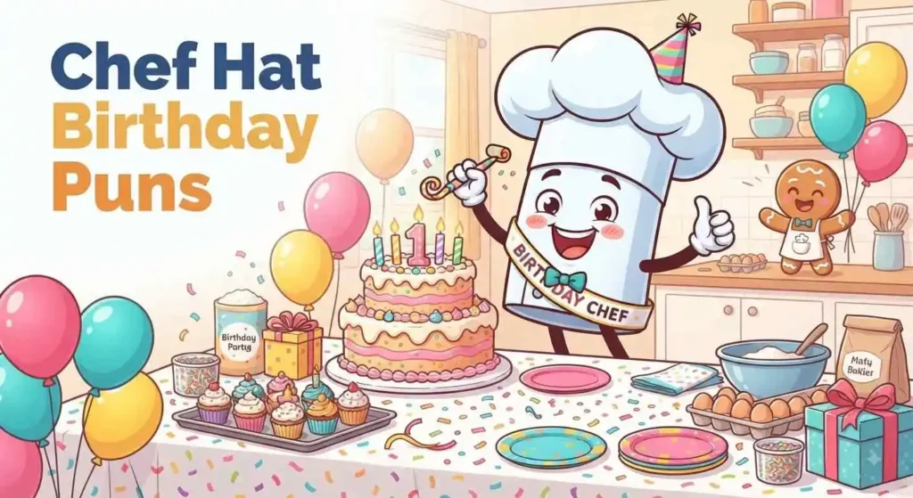 Chef hat birthday party