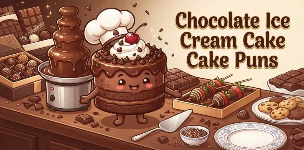 Chocolate ice cream cake character art