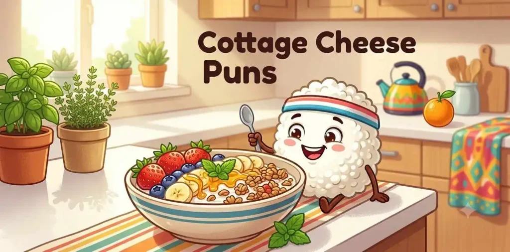 Cute cottage cheese breakfast bowl
