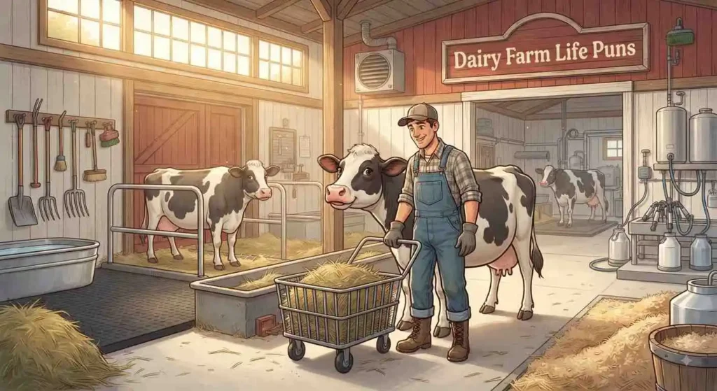 Funny dairy farm life puns