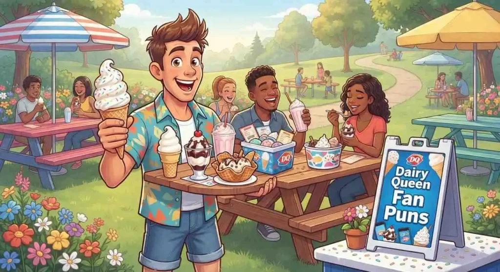 Ice cream fan enjoying dessert