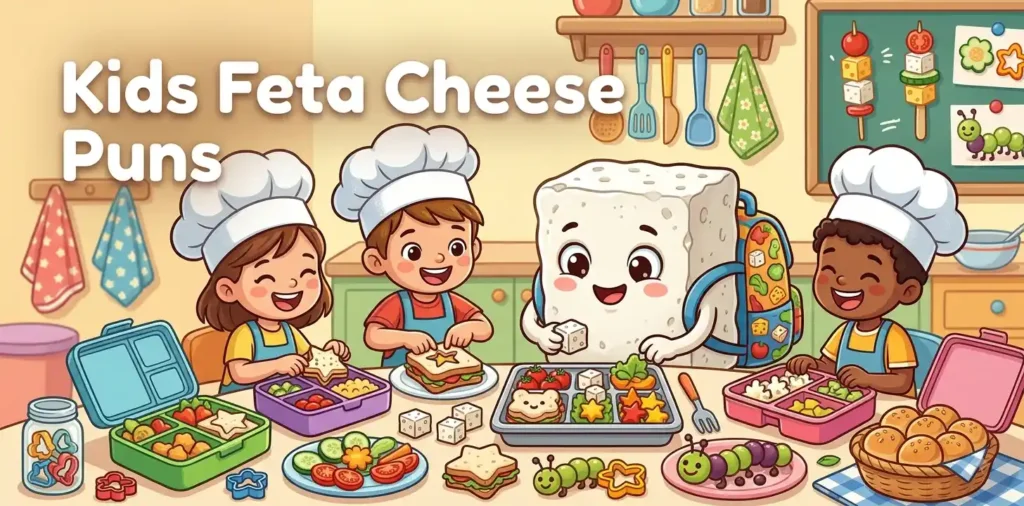 Kids feta cheese fun