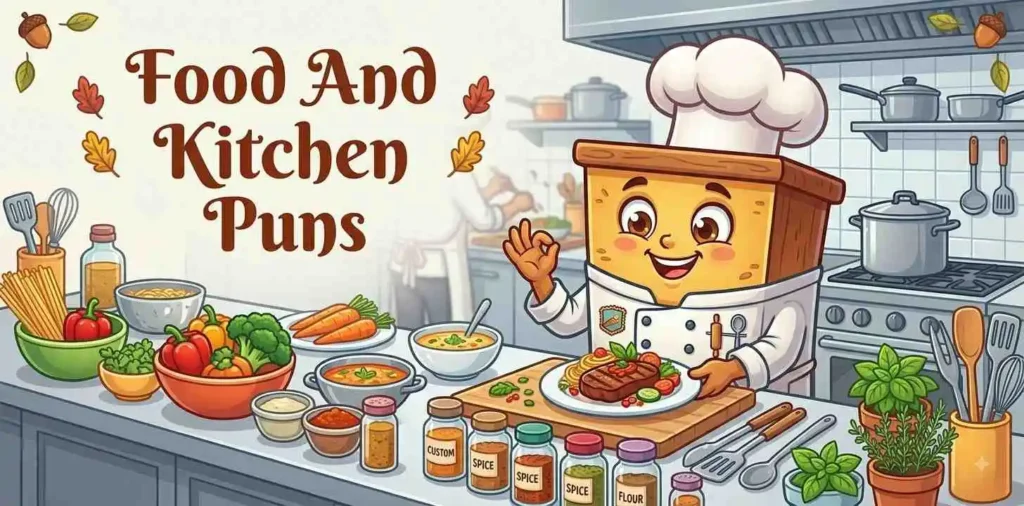 Funny food and kitchen