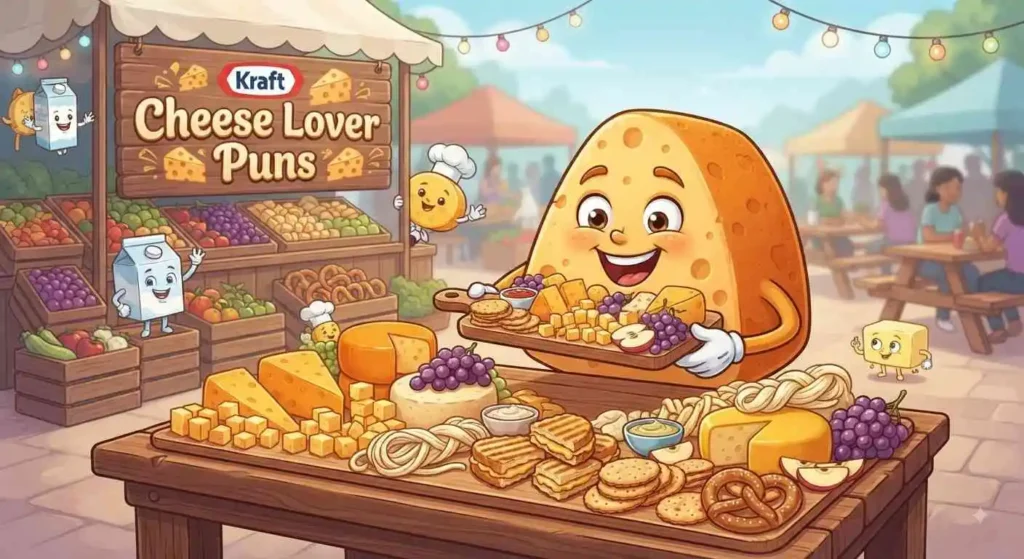 Cheese lover enjoying cheese feast