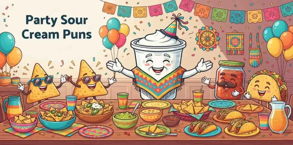 Sour cream party food