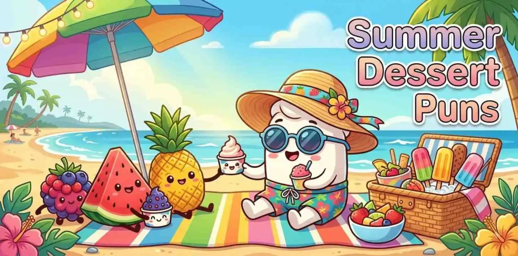 Frozen yogurt character enjoying summer dessert fun