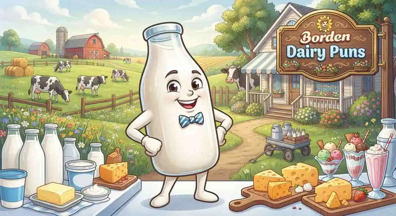 Dairy character at a farm