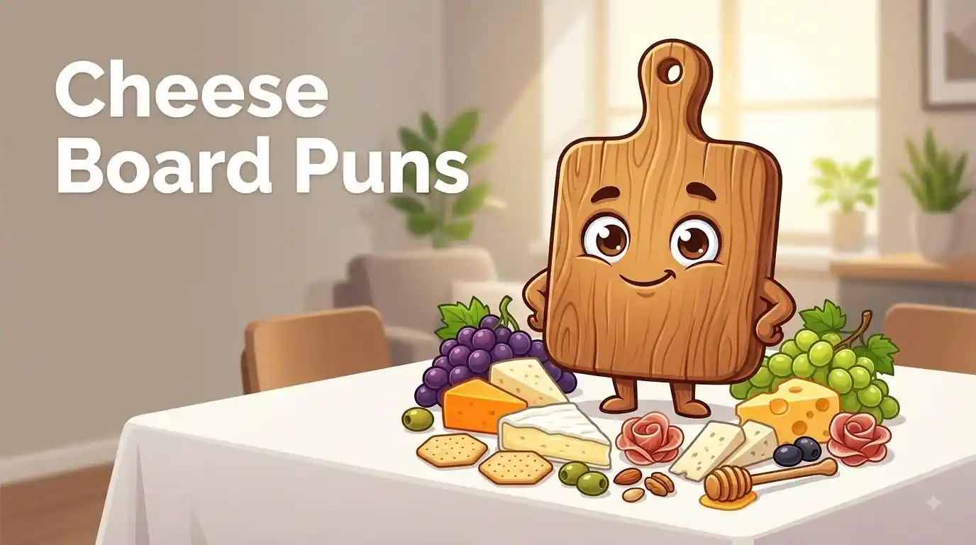 Funny cheese board character