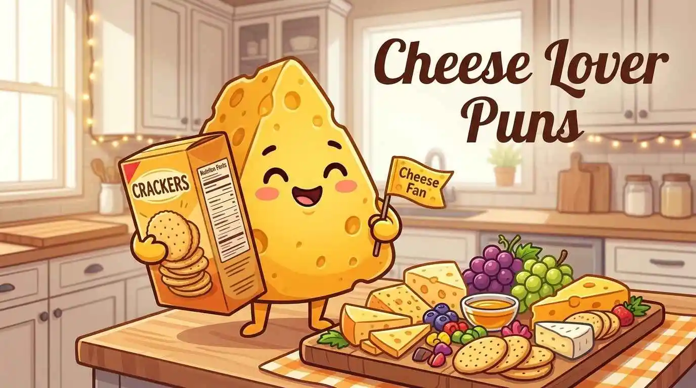 Cute cheese lover character