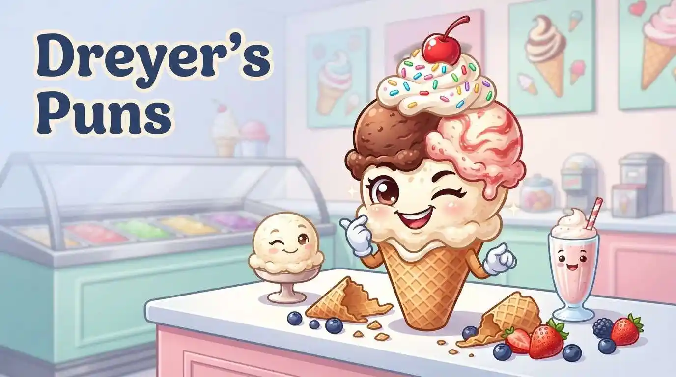 Funny ice cream puns