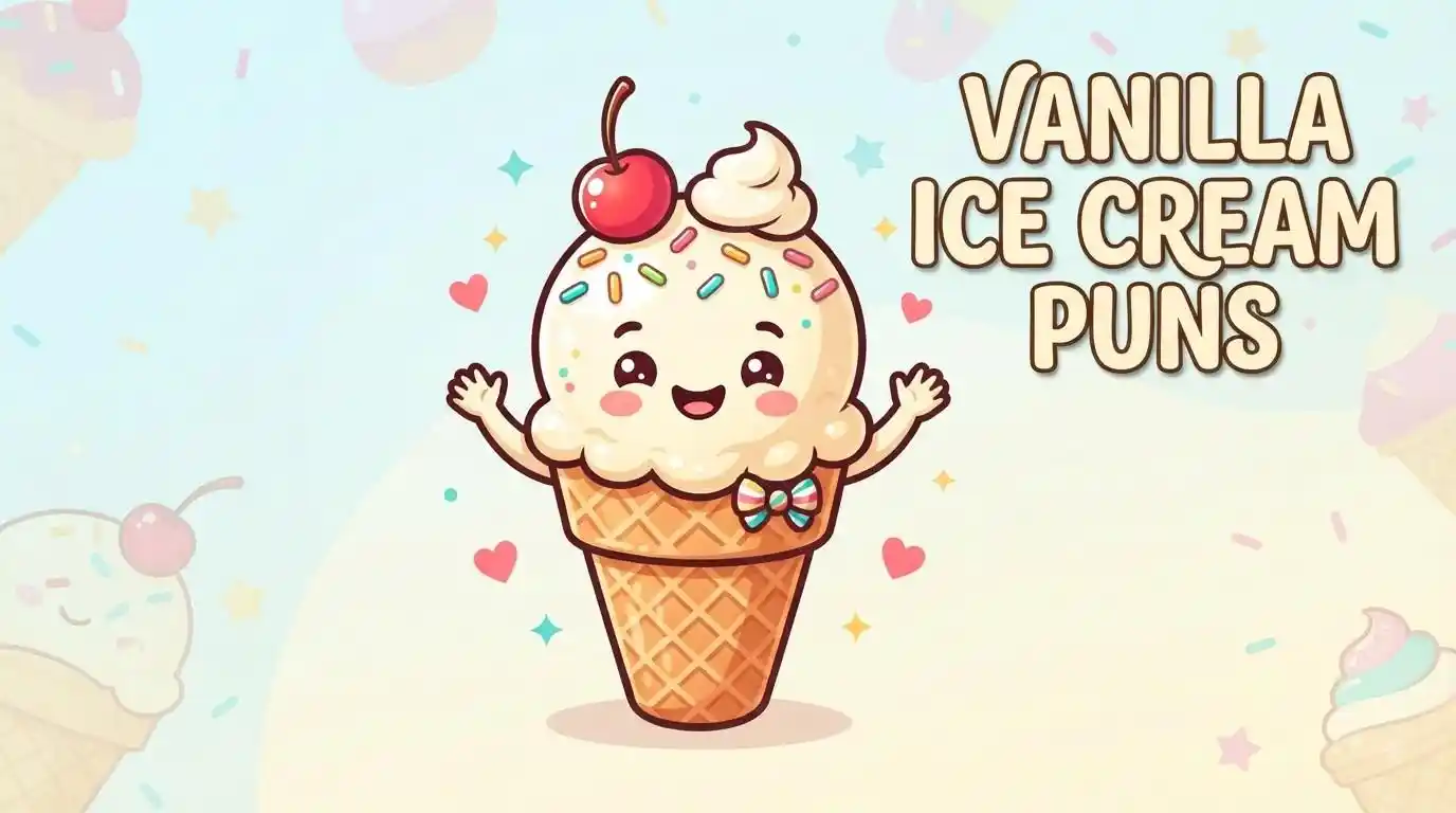 Vanilla lover ice cream character
