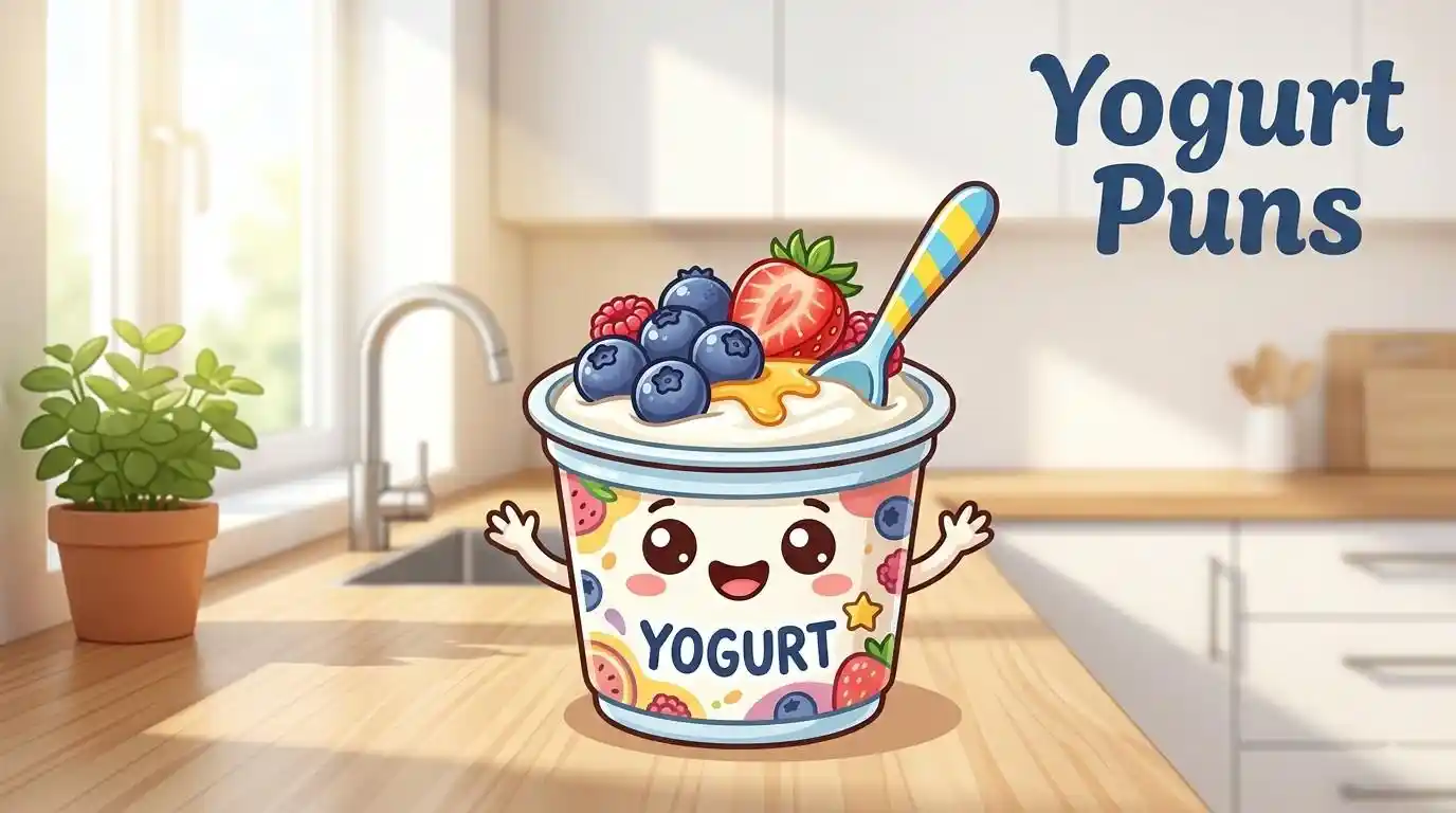 Cute yogurt character